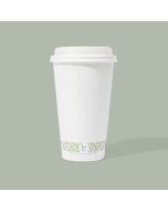 16oz Single Wall Hot Cup, Compostable, 1000/cs