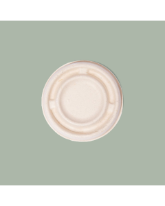 4oz PFAS Free Fiber Portion Cup Lid, Compostable, 2000/cs